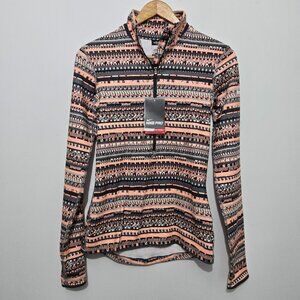 NWT Nike Pro Womens Hyperwarm 1/2 Zip Pullover Size S Dri-Fit Training Thermal